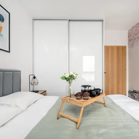 9th Floor Manufaktura With Parking By Rentujemy