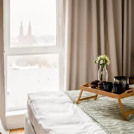 Apartment 9th Floor Manufaktura With Parking By Rentujemy *